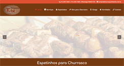 Desktop Screenshot of churrasquinhotche.com.br