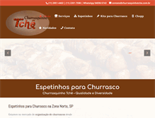 Tablet Screenshot of churrasquinhotche.com.br